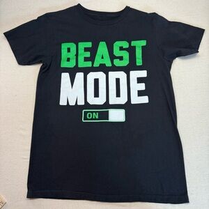 Urban Pipeline Men's “Beast Mode On” T-shirt Black Tee Size Medium